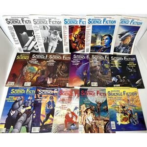 Aboriginal Science Fiction Magazine Lot of 16 Editions 1988-1999 80s 90s Sci Fi
